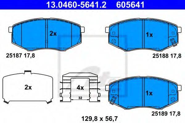 Комплект тормозных колодок, дисковый тормоз 1501223448 SBS