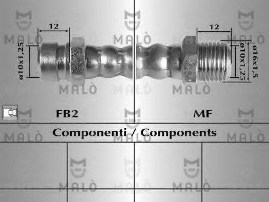 Тормозной шланг 8046 MALO