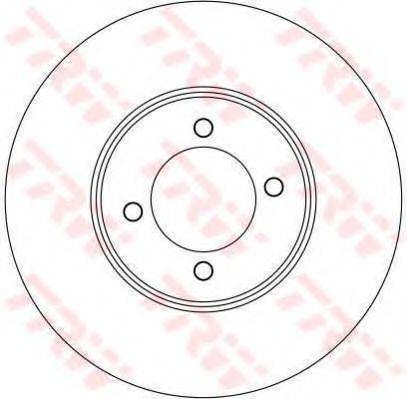 Тормозной диск DF4139 TRW