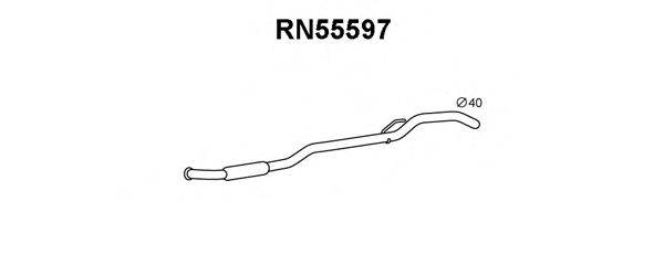 Труба выхлопного газа RN55597 VENEPORTE