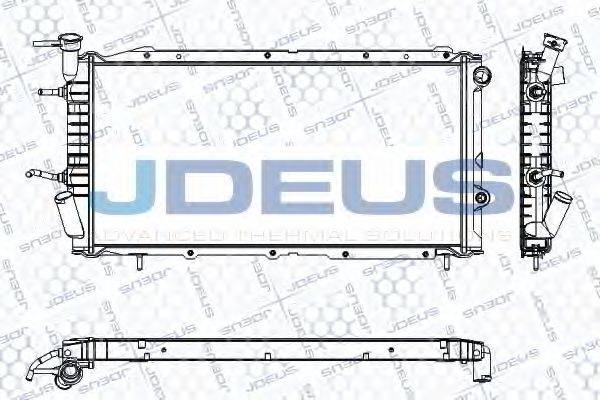 Радиатор, охлаждение двигателя RA0260061 JDEUS