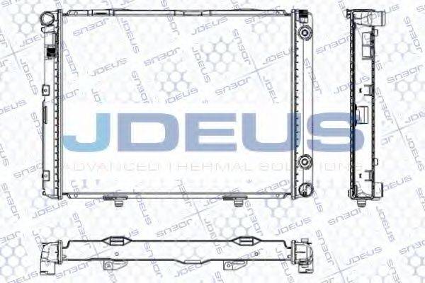 Радиатор, охлаждение двигателя RA0170120 JDEUS