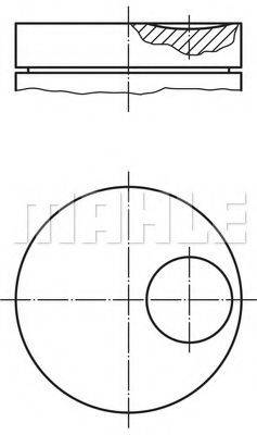 Поршень 56 06348 2W PERFECT CIRCLE