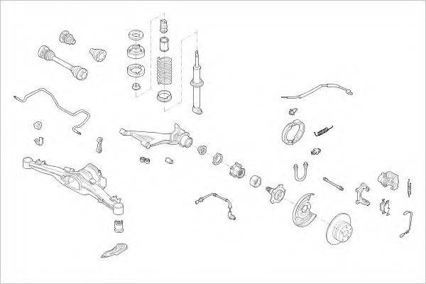 Подвеска колеса BMW-04631-R DELPHI