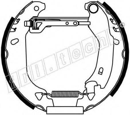 Комплект тормозных колодок 16108 fri.tech.