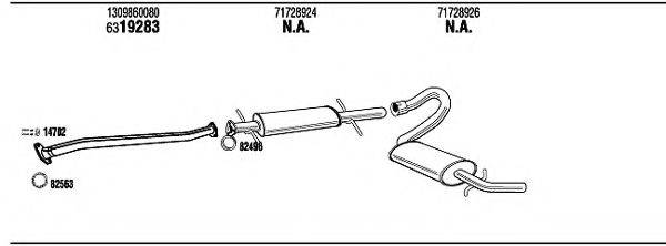 Система выпуска ОГ FIT16161A WALKER