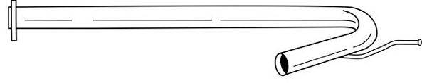 Труба выхлопного газа 11502 SIGAM