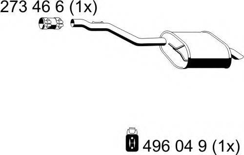 Амортизатор 250108 ERNST