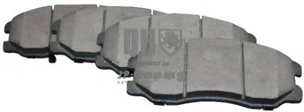 Комплект тормозных колодок, дисковый тормоз 1263602219 JP GROUP