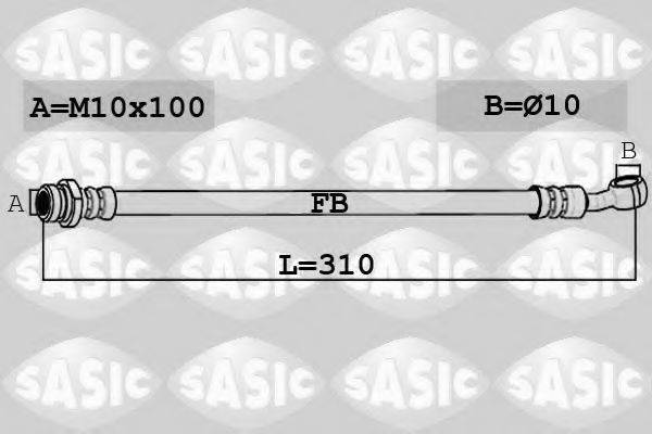 Тормозной шланг 6606212 SASIC