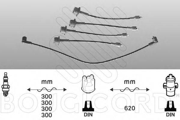 Комплект проводов зажигания 4013 BOUGICORD