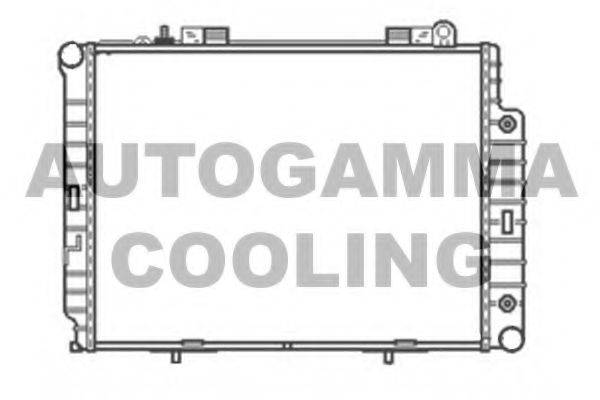 Радиатор, охлаждение двигателя 102151 AUTOGAMMA