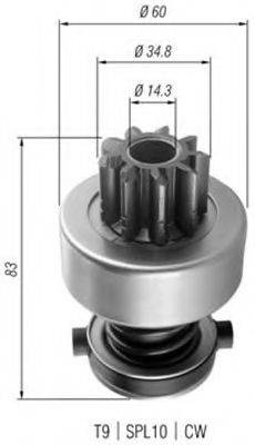 Рисунок 940113020358 MAGNETI MARELLI