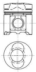Поршень 94654600 KOLBENSCHMIDT