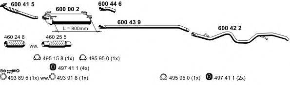 Глушитель 340024 ERNST