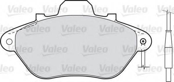 Комплект тормозных колодок 540427 VALEO
