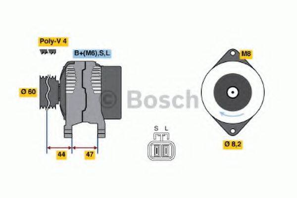 Генератор 0 986 045 941 BOSCH