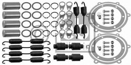 Ремкомплект, крепление тормозных колодок 18401 FEBI
