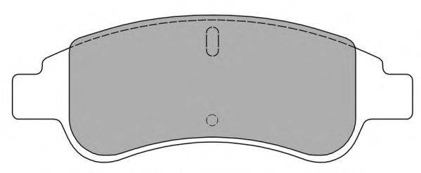 Комплект тормозных колодок, дисковый тормоз FBP-1212-01 FREMAX