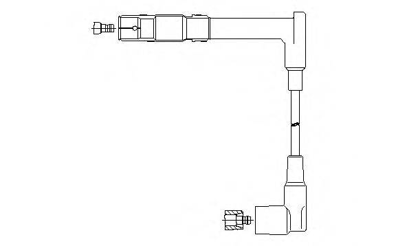 Провод зажигания 164/75 BREMI