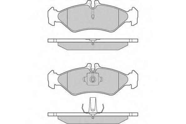 Комплект тормозных колодок, дисковый тормоз 12-0688 E.T.F.