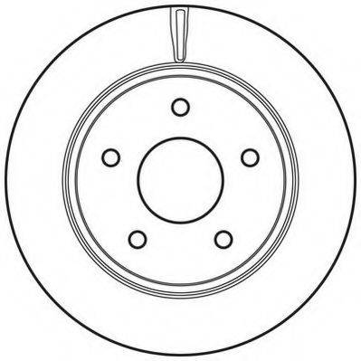 Тормозной диск 562707JC JURID