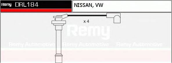 DRL184 REMY Комплект проводов зажигания DRL184 REMY
