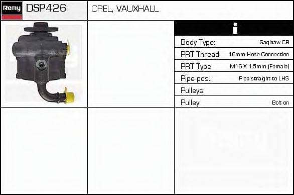 Гидравлический насос, рулевое управление DSP426 REMY