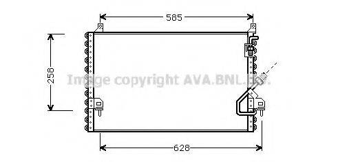 Конденсатор, кондиционер MS5196 AVA QUALITY COOLING