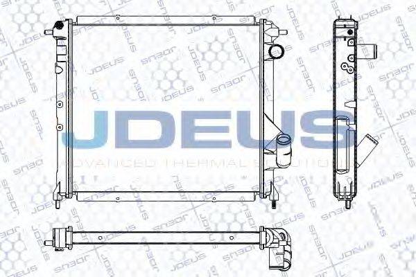 Радиатор, охлаждение двигателя RA0230491 JDEUS