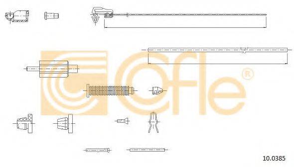 Трос 10.0385 COFLE