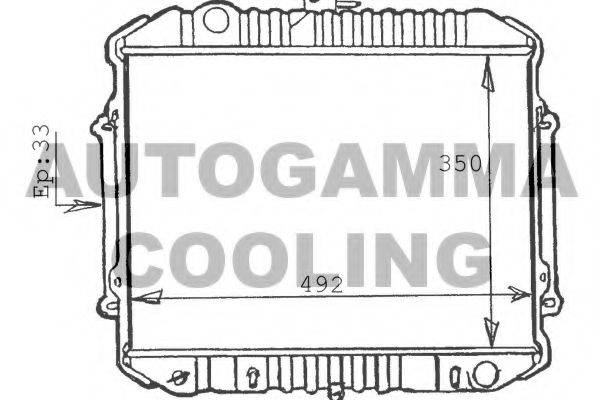 Теплообменник 100564 AUTOGAMMA