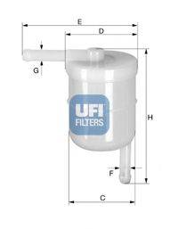 Фильтр топливный 31.022.00 UFI