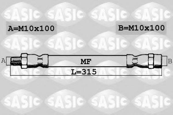 Тормозной шланг SBH6390 SASIC