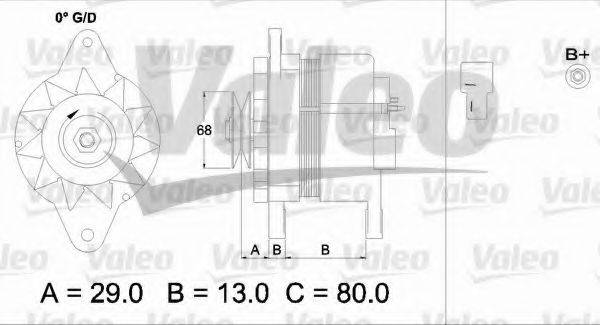 Генератор 437149 VALEO