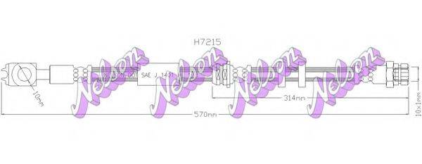 Тормозной шланг H7215 BROVEX-NELSON