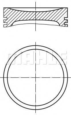 479 46 00 MAHLE ORIGINAL Поршень 479 46 00 MAHLE ORIGINAL