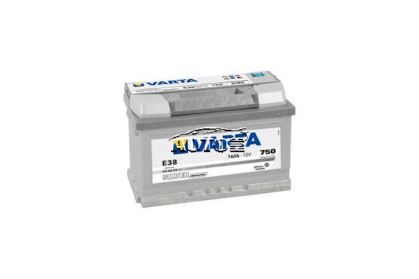 Аккумулятор 74Ah-12v VARTA SD(E38) 278x175x175 EN750 (-plus) 574 402 075 VARTA