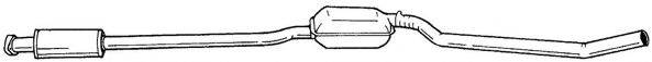 Средний глушитель выхлопных газов 25417 SIGAM