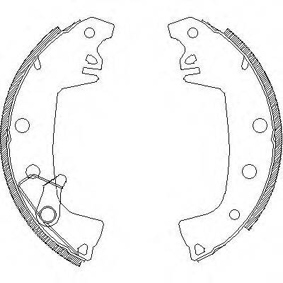 Комплект тормозных колодок Z4655.01 WOKING