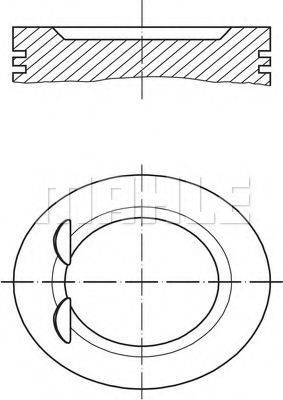 Поршень 001 06 00 MAHLE ORIGINAL