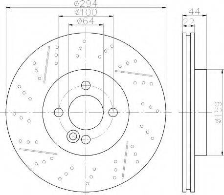 Тормозной диск 8DD 355 116-211 HELLA