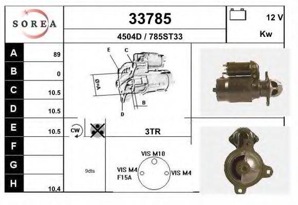 Стартер 33785 EAI