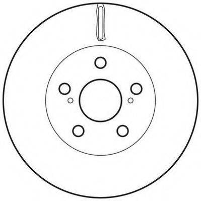 Тормозной диск 562766JC JURID