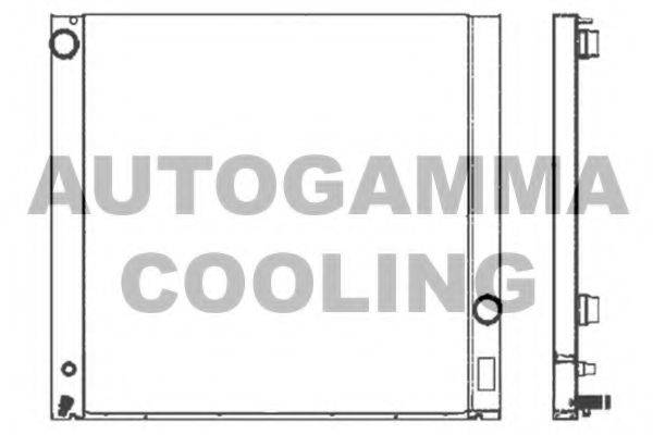 Радиатор, охлаждение двигателя 103560 AUTOGAMMA
