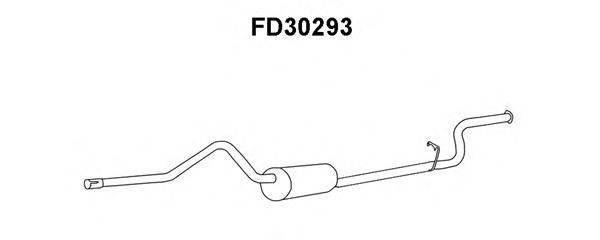 Глушитель выхлопных газов конечный FD30293 VENEPORTE