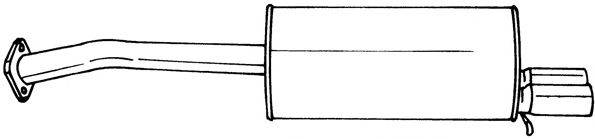Глушитель выхлопных газов конечный 34617 SIGAM