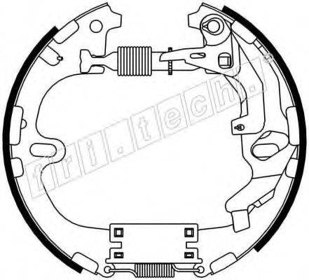 Комплект тормозных колодок 16331 fri.tech.