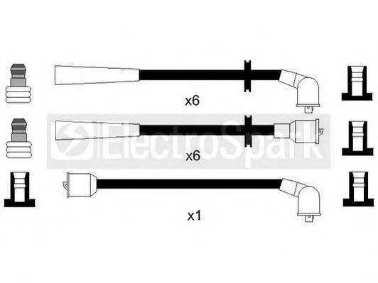 Комплект проводов зажигания OEK662 STANDARD