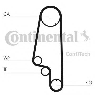 Комплект ремня ГРМ CT846K2 CONTITECH